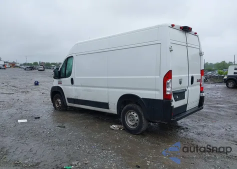 2019 Ram Promaster 1500 High Roof 136 Wb z USA, uszkodzony, nr VIN 3C6TRVBG4KE500920